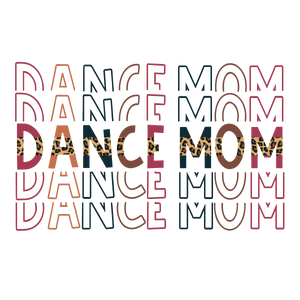 Dance Mom T-Shirt with Animal Print Detail